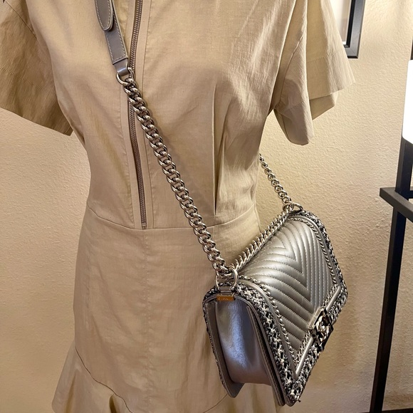 ❌SOLD❌💯Authentic Chanel Boy Chevron Jacket Flap Bag - Picture 16 of 16